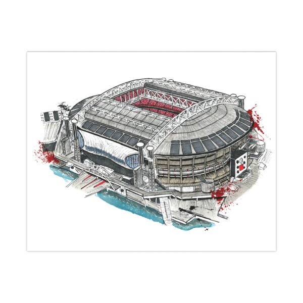 Ajax Amsterdam, Johan Cruyff Arena, Stadium, Matte Poster