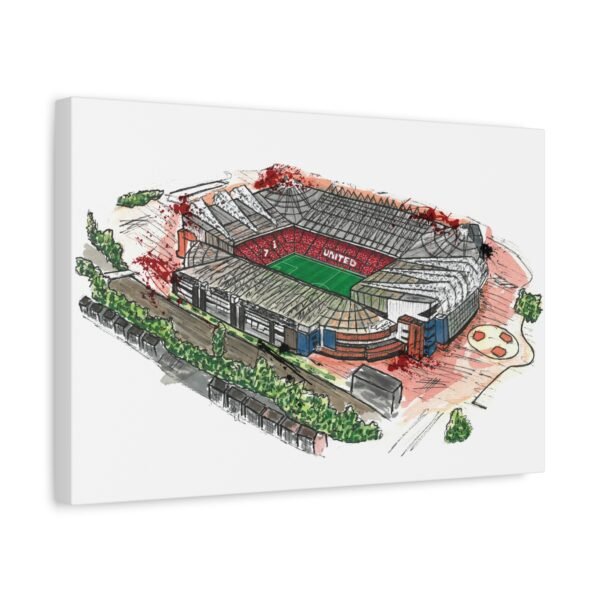 Manchester United, Old Trafford Sradium, Canvas - Image 2