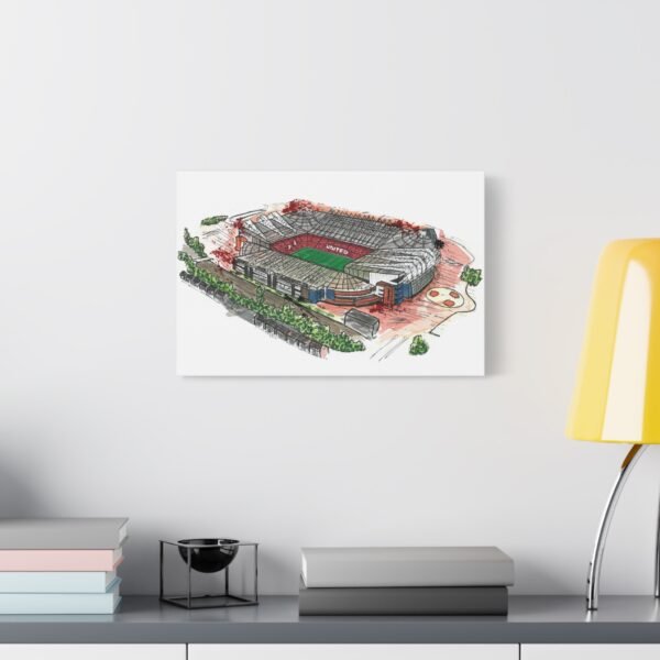Manchester United, Old Trafford Sradium, Canvas - Image 3