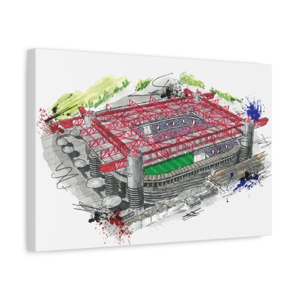 AC Milan, Inter Milan, San Siro Stadium, Canvas - Image 2