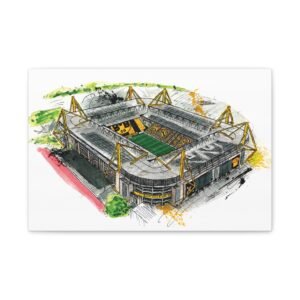 Borussia Dortmund, BVB, Signal Iduna Park Stadium, Canvas
