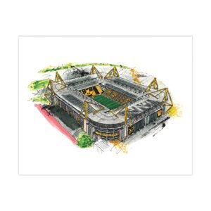 Borussia Dortmund, Signal Iduna Park, Stadium, Matte Poster