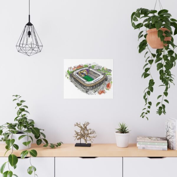 Real Madrid CF, Old Santiago Bernabeu Stadium, Matte Poster - Image 3