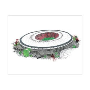 CR Flamengo, Maracana Stadium, Matte Poster