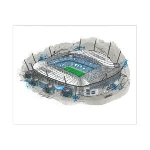 Manchester City, EttihadStadium, Matte Poster