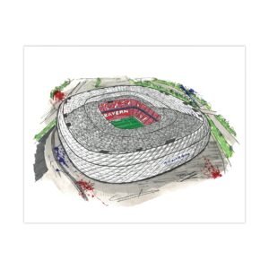 FC Bayern Munich, Allianz Arena, Stadium, Matte Poster