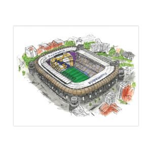 Real Madrid CF, Old Santiago Bernabeu Stadium, Matte Poster
