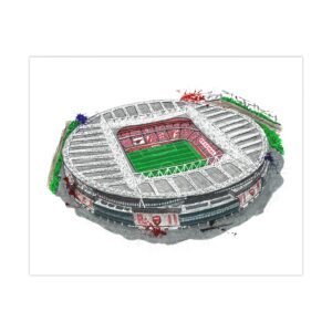 Arsenal FC, Emirates Stadium, Matte Poster