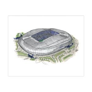 FC Monterrey, BBVA Stadium, Matte Poster