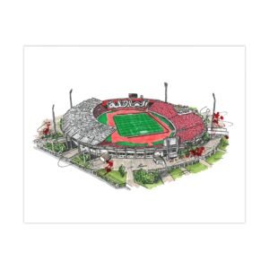 Wydad AC, Mohammed 5 Stadium, Matte Poster