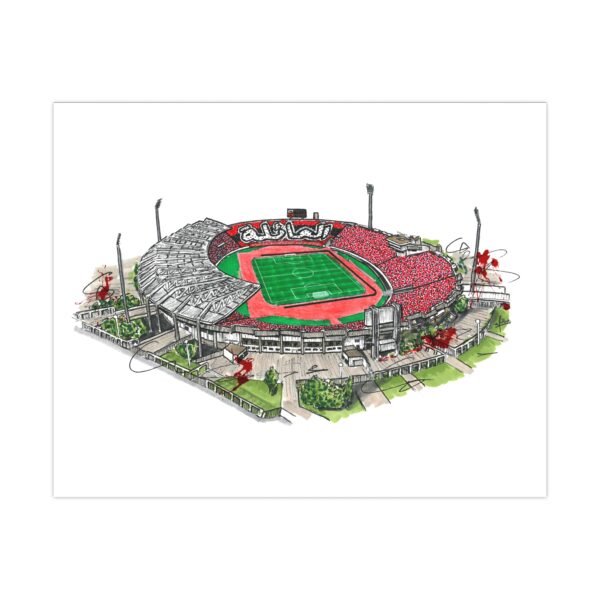 Wydad AC, Mohammed 5 Stadium, Matte Poster